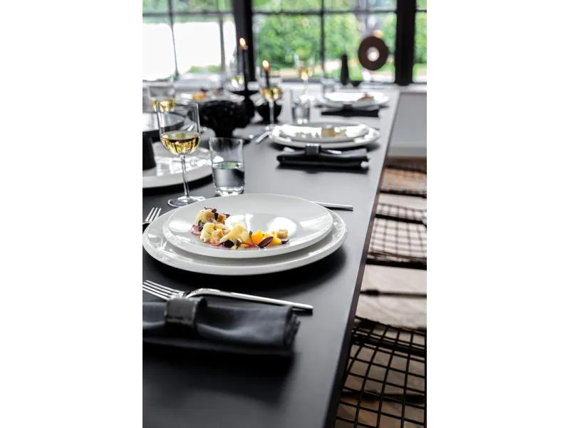 Villeroy &amp; Boch Speiseteller NewMoon 6 Stück, Weiss