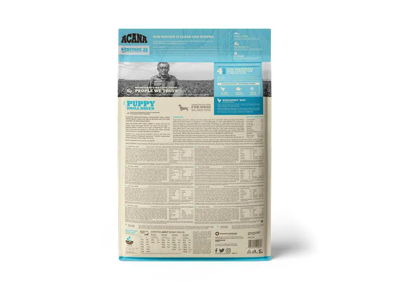 Acana Trockenfutter Puppy Small Breed Recipe, 6 kg