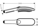 hansgrohe Handbrause DogShower, Weiss matt