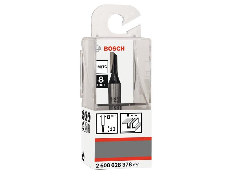 Bosch Professional V-Nutfräser Standard for Wood D1 5 mm, L 12.7 mm, G 51 mm
