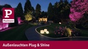 Paulmann Gartenleuchte Plug &amp; Shine GLOBE 40 cm