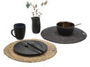 Södahl Tischset Its all Ø 35 cm, Schwarz