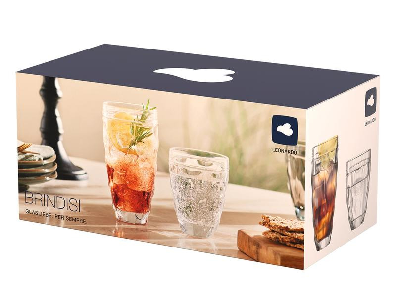 Leonardo Trinkglas Brindisi 2.56 l, 8 Stück, Transparent