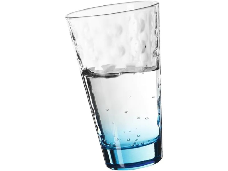 Leonardo Trinkglas Optic 215 ml, 6 Stück, Mehrfarbig