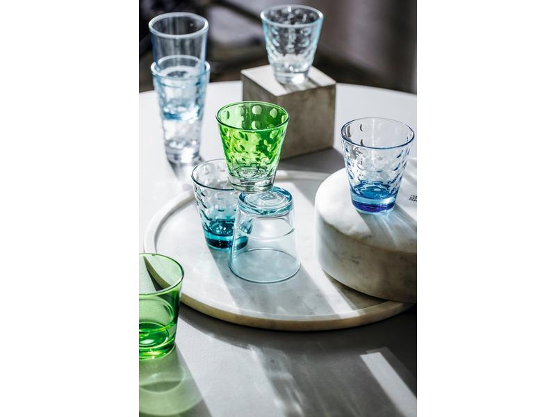 Leonardo Trinkglas Optic 215 ml, 6 Stück, Mehrfarbig