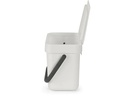 Brabantia Komposteimer Sort &amp; Go 3 l, Hellgrau