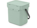Brabantia Komposteimer Sort &amp; Go 3 l, Hellgrün