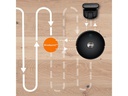 EZIclean Saug- und Wischroboter Aqua Connect x1200, Schwarz