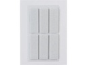 Herma Stickers Filzgleiter 15 x 45 mm, 6 Stück, Weiss