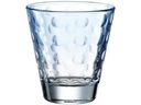 Leonardo Trinkglas Optic Pastell 215 ml, 6 Stück, Blau