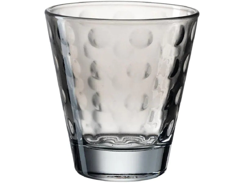 Leonardo Trinkglas Optic Pastell 215 ml, 6 Stück, Grau