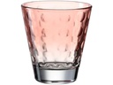 Leonardo Trinkglas Optic Pastell 215 ml, 6 Stück, Rot
