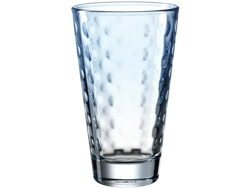 Leonardo Trinkglas Optic Pastell 300 ml, 6 Stück, Blau
