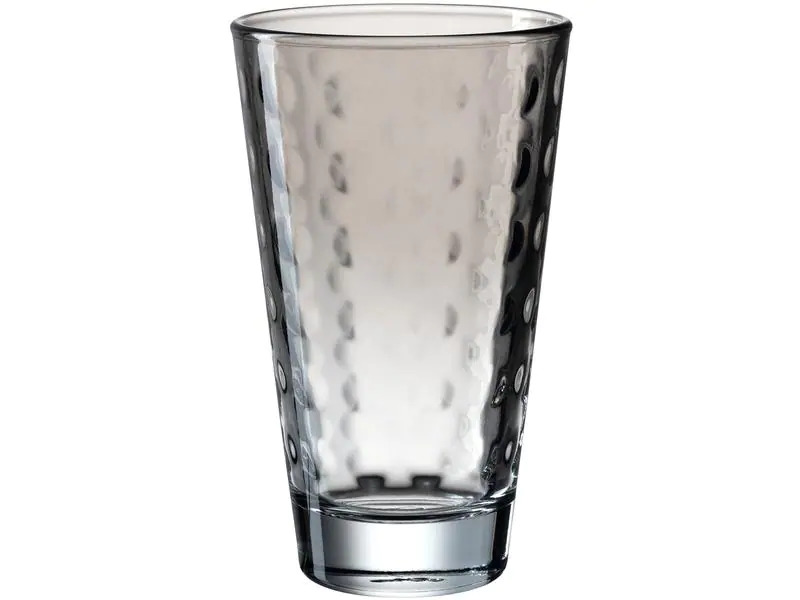 Leonardo Trinkglas Optic Pastell 300 ml, 6 Stück, Grau