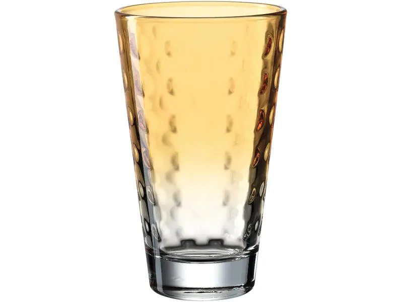 Leonardo Trinkglas Optic Pastell 300 ml, 6 Stück, Orange