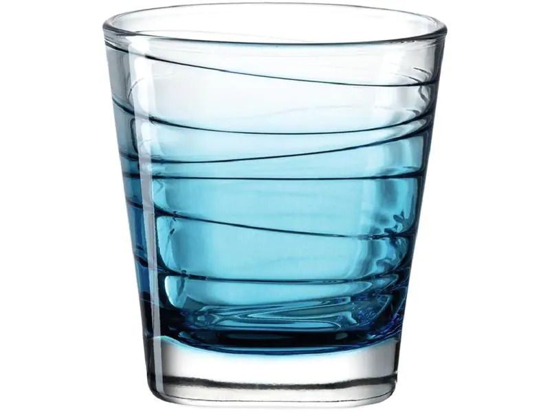 Leonardo Trinkglas Vario Struttura 250 ml, 6 Stück, Blau