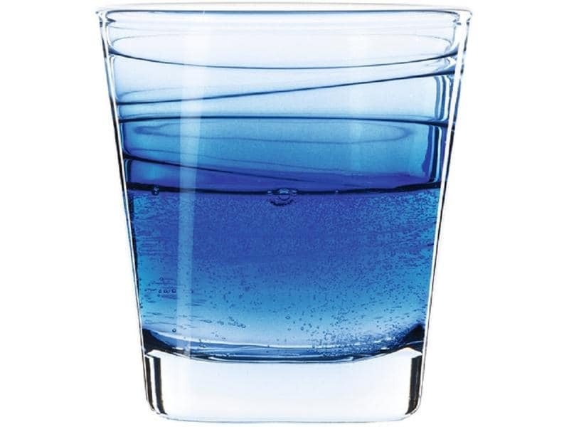 Leonardo Trinkglas Vario Struttura 250 ml, 6 Stück, Blau