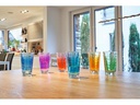 Leonardo Trinkglas Vario Struttura 280 ml, 6 Stück, Blau