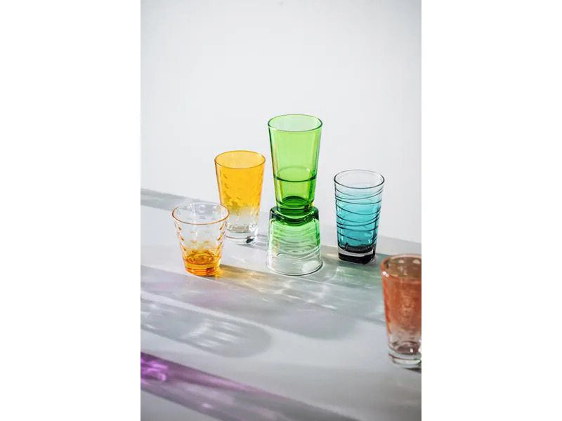 Leonardo Trinkglas Vario Struttura 280 ml, 6 Stück, Grün