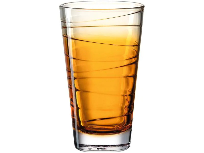 Leonardo Trinkglas Vario Struttura 280 ml, 6 Stück, Orange