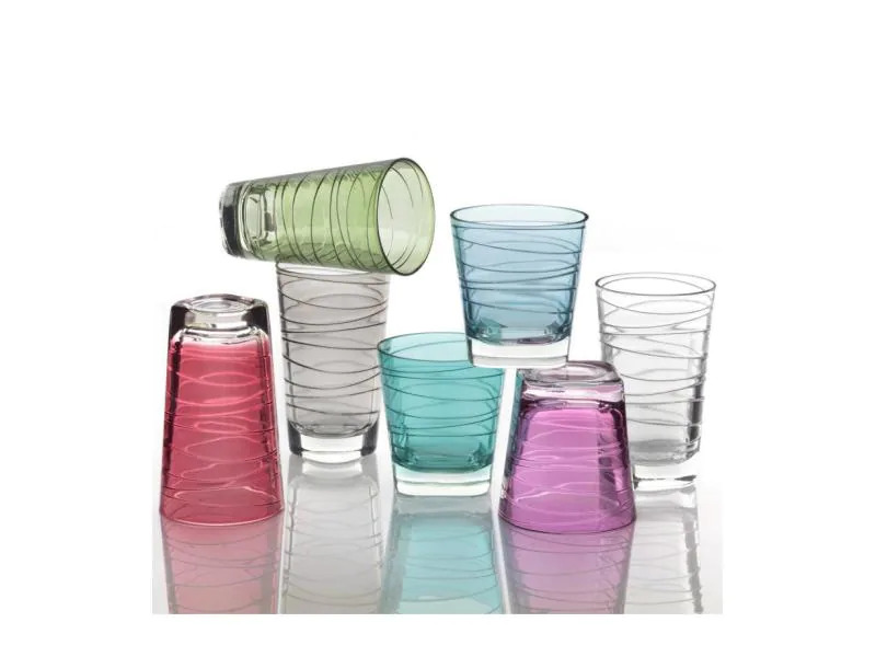 Leonardo Trinkglas Vario Struttura 280 ml, 6 Stück, Transparent