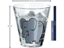 Leonardo Trinkglas für Kinder Bambini Elefant 215 ml, 6 Stück
