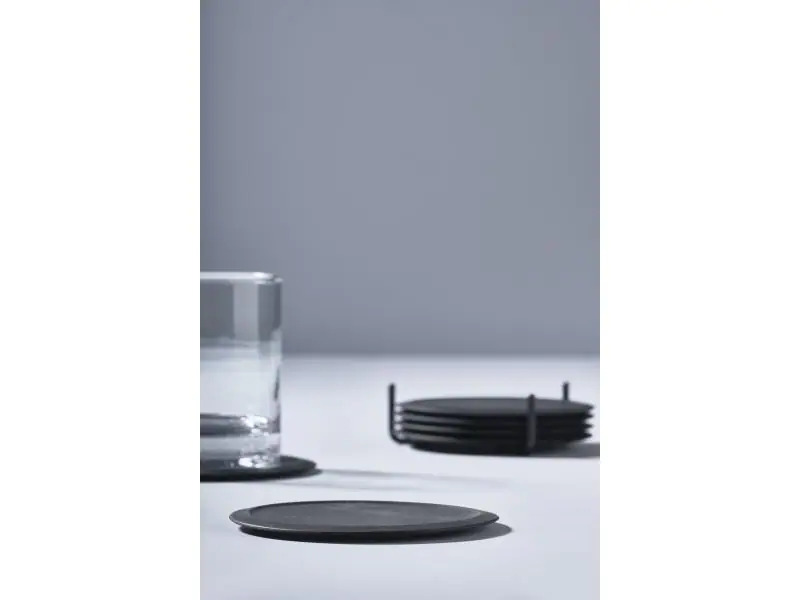 Zone Denmark Untersetzer Singles 6er Set, Schwarz