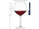 Leonardo Rotweinglas Ciao, Burgunder 630 ml, 6 Stück, Transparent