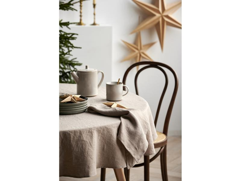 Södahl Stoffserviette Pure Linen 45 cm x 45 cm, 4 Stück, Beige