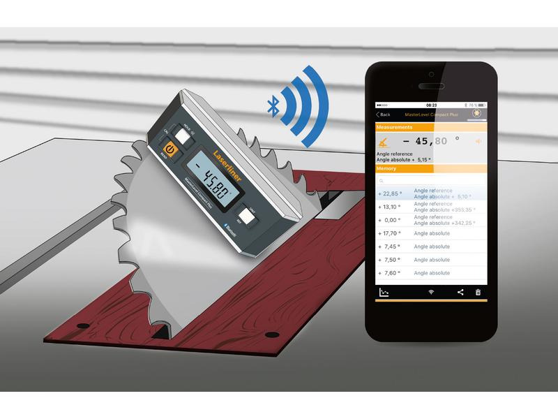 Laserliner Elektronik-Wasserwaage MasterLevel Compact Plus