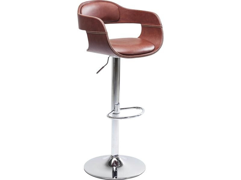 Kare Barhocker Monaco 106 x 48 x 48 cm, Braun