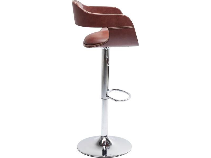 Kare Barhocker Monaco 106 x 48 x 48 cm, Braun
