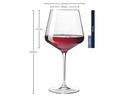 Leonardo Rotweinglas Puccini, Burgunder 730 ml, 6 Stück, Transparent