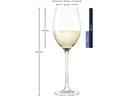 Leonardo Weissweinglas Cheers 400 ml, 6 Stück, Transparent