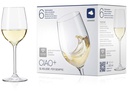 Leonardo Weissweinglas Ciao 300 ml, 6 Stück, Transparent