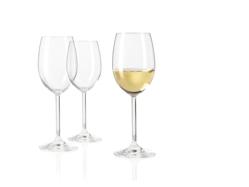 Leonardo Weissweinglas Daily 370 ml, 6 Stück, Transparent