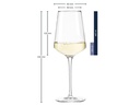 Leonardo Weissweinglas Puccini 400 ml, 6 Stück, Transparent