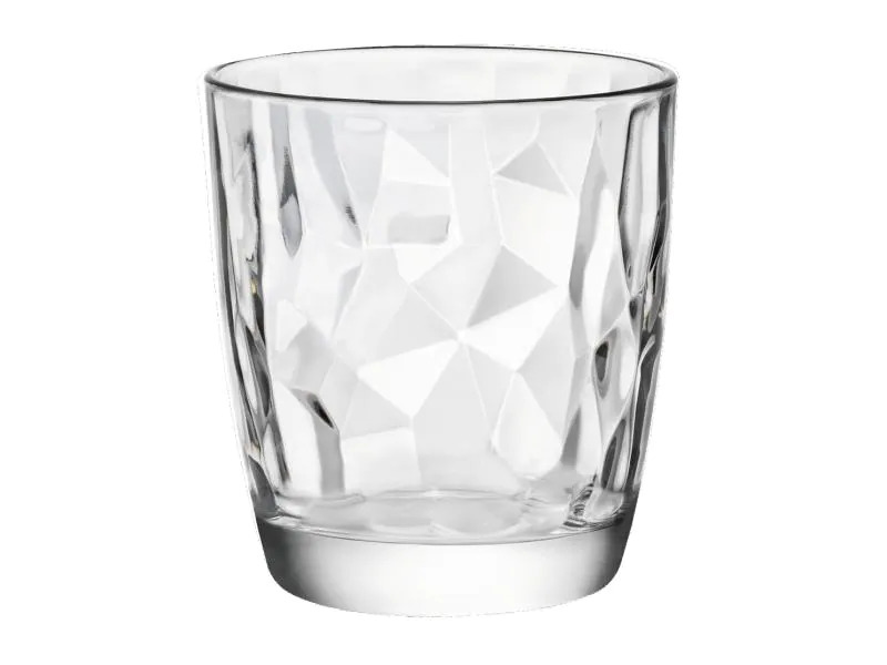 Bormioli Rocco Whiskyglas Diamond 300 ml, 6 Stück, Transparent 