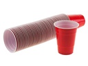 FTM Einwegbecher Beer Pong , 50 Stück, Rot