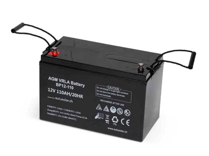 autosolar Batterie AGM  110 Ah 12 V