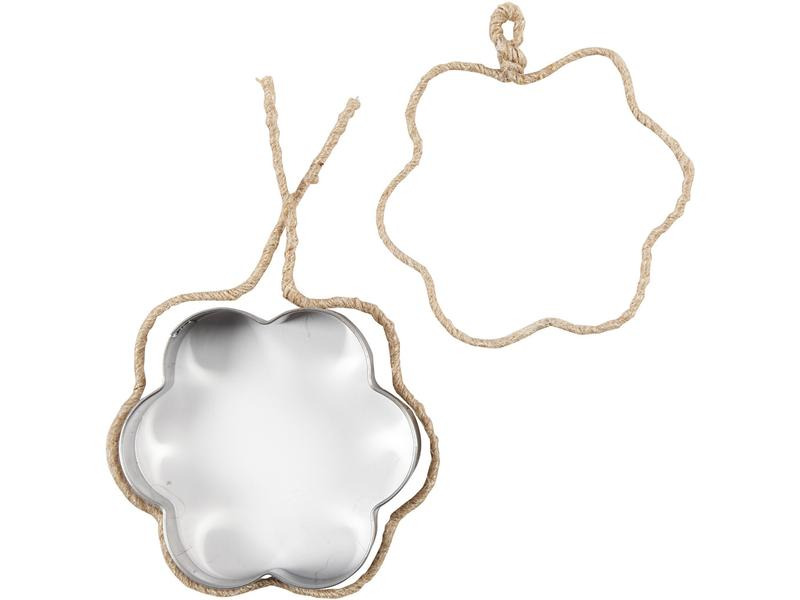 Creativ Company Ausstecher 8 cm 5 Stück, Blume