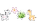 Cut my Cookies Ausstecher Serie Safari mit Giraffe und Zebra