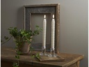 Star Trading LED-Kerzen Set Dinner Flamme Swirl, Ø 2.3 cm x 250 mm, Beige