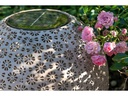STT Laterne Ball Solar Antic 40 cm Platin