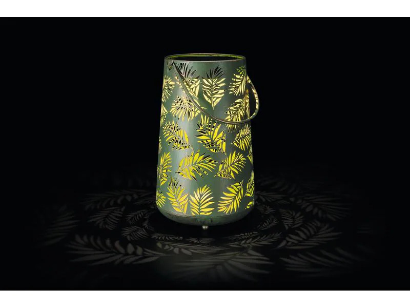 STT Laterne Solar Antic Lantern Bamboo, Grün