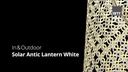 STT Windlicht Solar Antic Ball Bamboo 30, Grün