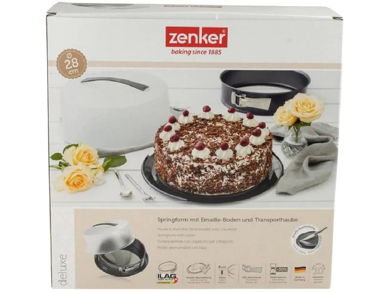 Zenker Springform mit Haube, Ø 28 cm