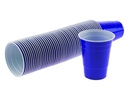 FTM Einwegbecher Beer Pong , 50 Stück, Blau