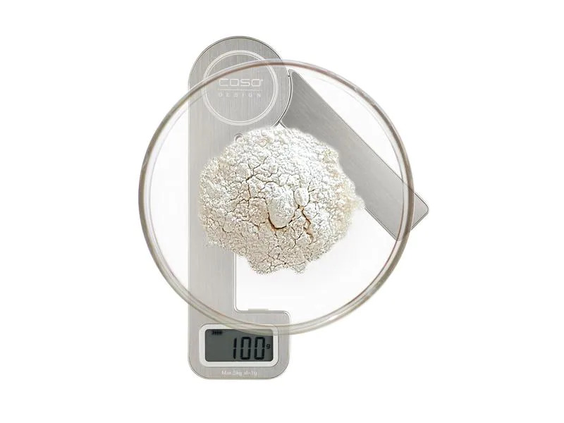 Caso Küchenwaage KitchenEcostyle, Silber