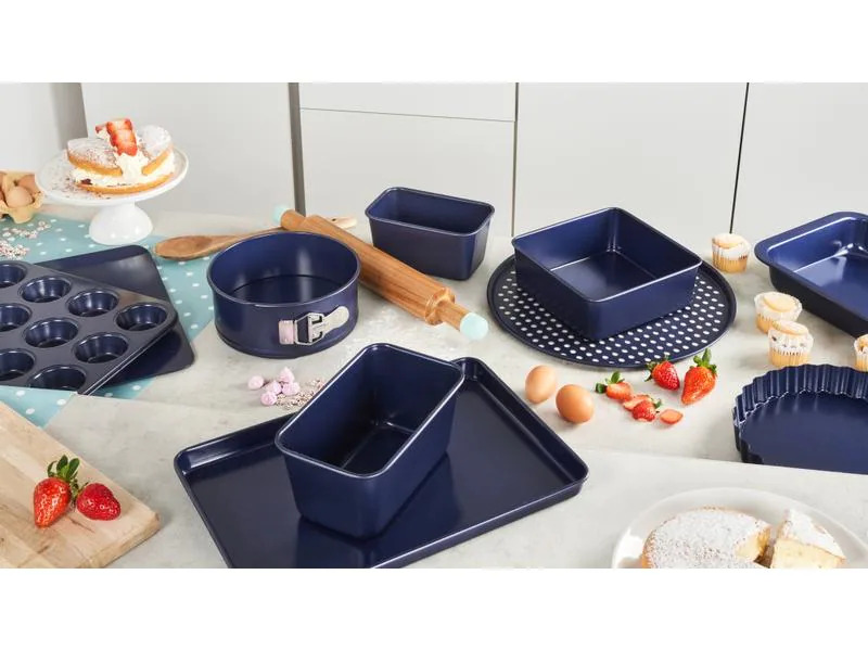 Zyliss Muffin Backform 12 Mulden, Dunkelblau
